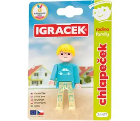 EFKO Figurine Igráček Family Boy / Articulated / Plastic / 7.5 cm / on card / from 3 years
