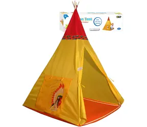 Namiot Tipi Indianin / Namiot do zabawy dla dzieci / 100 x 135 x 100 cm / 100% poliester / od 3 lat