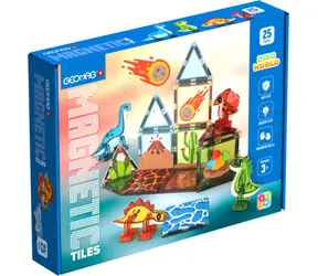 Geomag Płytki magnetyczne Zestaw do budowania z Dino / 25 elementów / od 3 lat