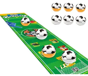 MERCO Gra stołowa do piłkarzyków tocząca się / Gra planszowa / Plastik / Pole do gry 90 x 20 cm / od 3 lat