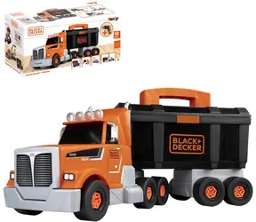 Ciężarówka Smoby z narzędziami i wiertarką Black+Decker / Dźwig / 43 cm / od 3 lat