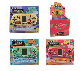 Gra elektroniczna MADE Tetris / Retro Brick Game / 2 baterie AA / 3 kolory / od 3 lat