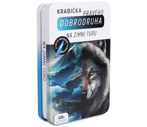Albi Prawdziwe Pudełko Poszukiwacza Przygód Na zimową wędrówkę / 30 kart / Oświetlenie awaryjne / Lupa