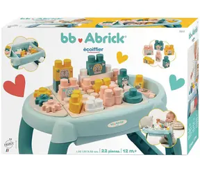 ECOIFFIER Abrick Active stół / zestaw konstrukcyjny / 22 elementy / od 12 miesięcy