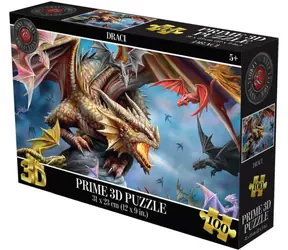 Puzzle 3D Smoki / 100 elementów / 31 x 23 cm / od 5 lat