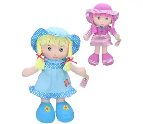 WIKY Doll Jůlinka / Rag, fabric / 48-50 cm / Czech singing / from birth