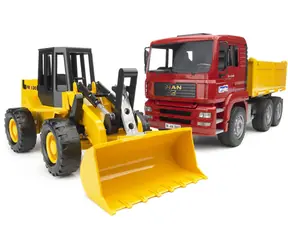 Bruder 02752 Ciężarówka MAN TGA z ładowarką FR130 / 1:16 / od 4 lat