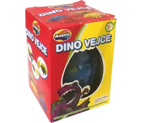 MAC TOYS Modelina Dinozaury w Jajku / Zestaw kreatywny / 2 kształty dinozaurów / od 3 lat