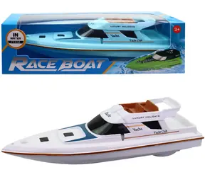 MADE Yacht Race Boat / Zabawka wodna / Plastik / 29 cm / 2 kolory / od 3 lat