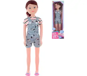 Lalka Orion chodząca brązowe włosy 80 cm / Lalka / plastik, materiał / od 3 lat