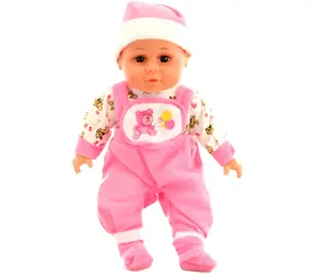 Lalka Orion Baby 30 cm różowa / Miękkie ciało / Dźwięk / od 3 lat