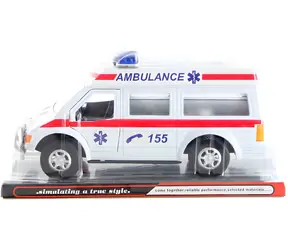Orion Samochód ambulansowy 15 cm biały / Koło zamachowe / Plastik / Od 3 lat