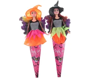 Orion Lalka czarownica z przegubami w rożku / Halloween / 2 kolory / od 3 lat