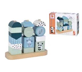 EICHHORN Gra układanka Panda / 15 elementów / drewno / od 12 miesięcy