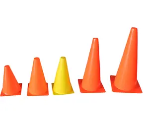 Pachołek treningowy Merco, pomarańczowy / Pachołek treningowy / 23 cm / plastikowy