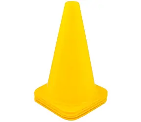 Pachołek treningowy Merco, żółty / Pachołek treningowy / 23 cm / plastikowy