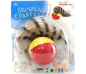 Orion Fretka z piłką na baterie / Zabawka do żartów / 9 cm / Na kartce