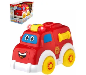 Samochód strażacki Orion / Na baterie / Światło i dźwięk / 15 cm / od 12 miesięcy