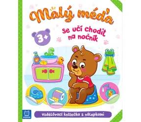 AKSJOMAT Miś uczy się korzystać z nocnika / Książeczka z naklejkami / 12 stron / od 3 lat