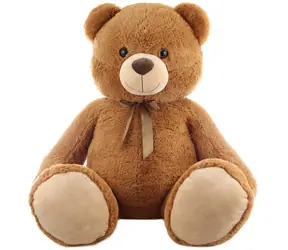 Orion Miś pluszowy z kokardą brązowy 140 cm / Pluszowa zabawka / od urodzenia