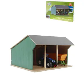 KIDS GLOBE Szopa na traktor / Zestaw drewniany / Skala 1:32 / 3 pomieszczenia / od 3 lat