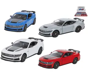 KINSMART Model samochodu Ford Mustang Dark Horse / Model samochodu / 1:38 / metal i plastik / pull back / 12,5 cm / od 3 lat