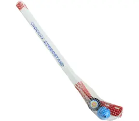 Zestaw kijów hokejowych Orion z piłką i krążkiem / 2 kije / 75 cm / Plastik / siatka