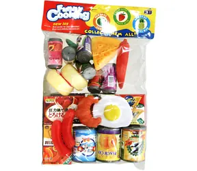 Orion Zestaw modeli żywności do kuchni / Akcesoria kuchenne / Plastik i tektura / ok. 6 cm