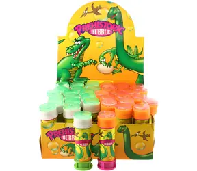 Orion Bańka mydlana Dinozaury 12 cm / Pojemność 50 ml / Pomarańczowy, zielony / od 3 lat