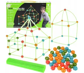 Zestaw puzzli 3D Orion / 128 elementów / kulki i patyczki / od 3 lat