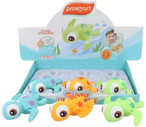 Żółw do kąpieli Orion 12 cm (90536) / Zabawka nakręcana / Plastik / 3 kolory / od 2 lat