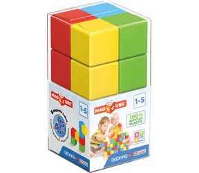 Geomag Magnetyczny zestaw konstrukcyjny Magicube Green Line Eco / 8 elementów / od 1 roku