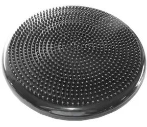 Poduszka MERCO Balance Pad czarna / Wypustki masujące / 33 cm / nośność 120 kg
