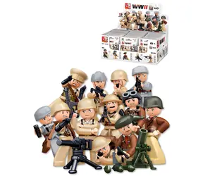 Sluban WWII M38-B0580 Miniaturowa figurka żołnierza z akcesoriami / Akcesorium do zestawu / 12 rodzajów / od 6 lat