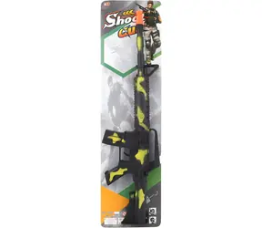 Karabin maszynowy Orion w kamuflażu 45,5 cm / Pistolet dziecięcy / Koło zamachowe / Plastik / 3+