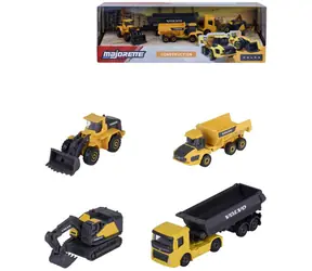MAJORETTE Samochód Volvo Edition / 4 szt. / metal / wolny bieg / długość 7,5 cm / od 3 lat