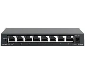 Ruijie Reyee RG-ES108GD / Switch / 8- Port / 10/100/1000 Mbps / Unmanaged