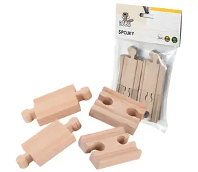 SPARKYS BABU Sprzęgi torowe / 4+4 szt. / Drewniane / od 3 lat