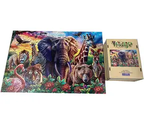 SPARKYS Puzzle Przyroda / Drewniane / 13 x 17 cm