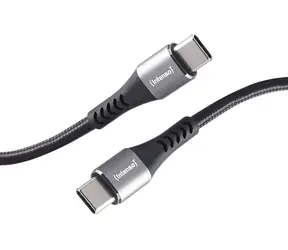 INTENSO C315C czarny / Kabel do ładowania i transmisji danych / USB-C - USB-C / 1,5 m