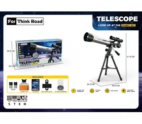 Teleskop astronomiczny SPARKYS ze statywem i uchwytem na telefon / powiększenie 60x / od 8 lat
