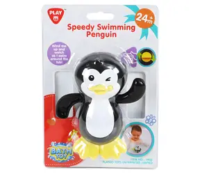 PLAYGO Pływający pingwin 11 cm / Zabawka wodna / Mechanizm nakręcany / od 3 lat