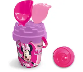 Zestaw do piasku SPARKYS Minnie / Domek dla lalek, wiaderko, łopatka i foremki / Plastik / od 3 lat
