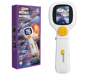 Cyfrowy mikroskop Sparkys z wyświetlaczem LCD / Cyfrowy mikroskop / Wyświetlacz LCD / Ładowanie przez USB-C / od 6 lat
