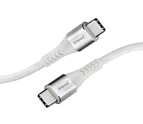 INTENSO C315C biały / Kabel do ładowania i transmisji danych / USB-C - USB-C / 1,5 m / PD 60 W
