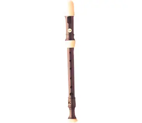 Flet prosty sopranowy AULOS 503B Symfonia / 3-częściowy / palcowanie angielskie / tworzywo sztuczne / ciemnobrązowy / 33,2 cm