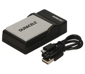 Ładowarka Duracell z kablem USB do Canon NB-7L czarna / Ładowarka / USB / 5 V