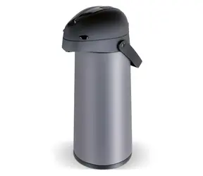 Lamart LT4081 Flux szaro-czarny / Termos / 1,9 l / z pompką / szkło, plastik