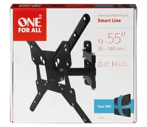 One For All SMART Turn 180 / uchwyt ścienny do telewizora / obrotowy o 180° / do 65"