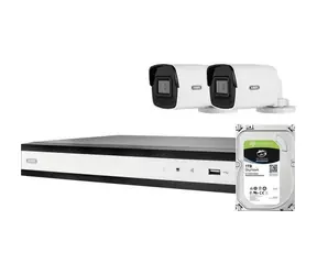 ABUS TVVR36402D / Zestaw kamer / PoE / 2x kamera Mini-Tube / NVR 4 kanały